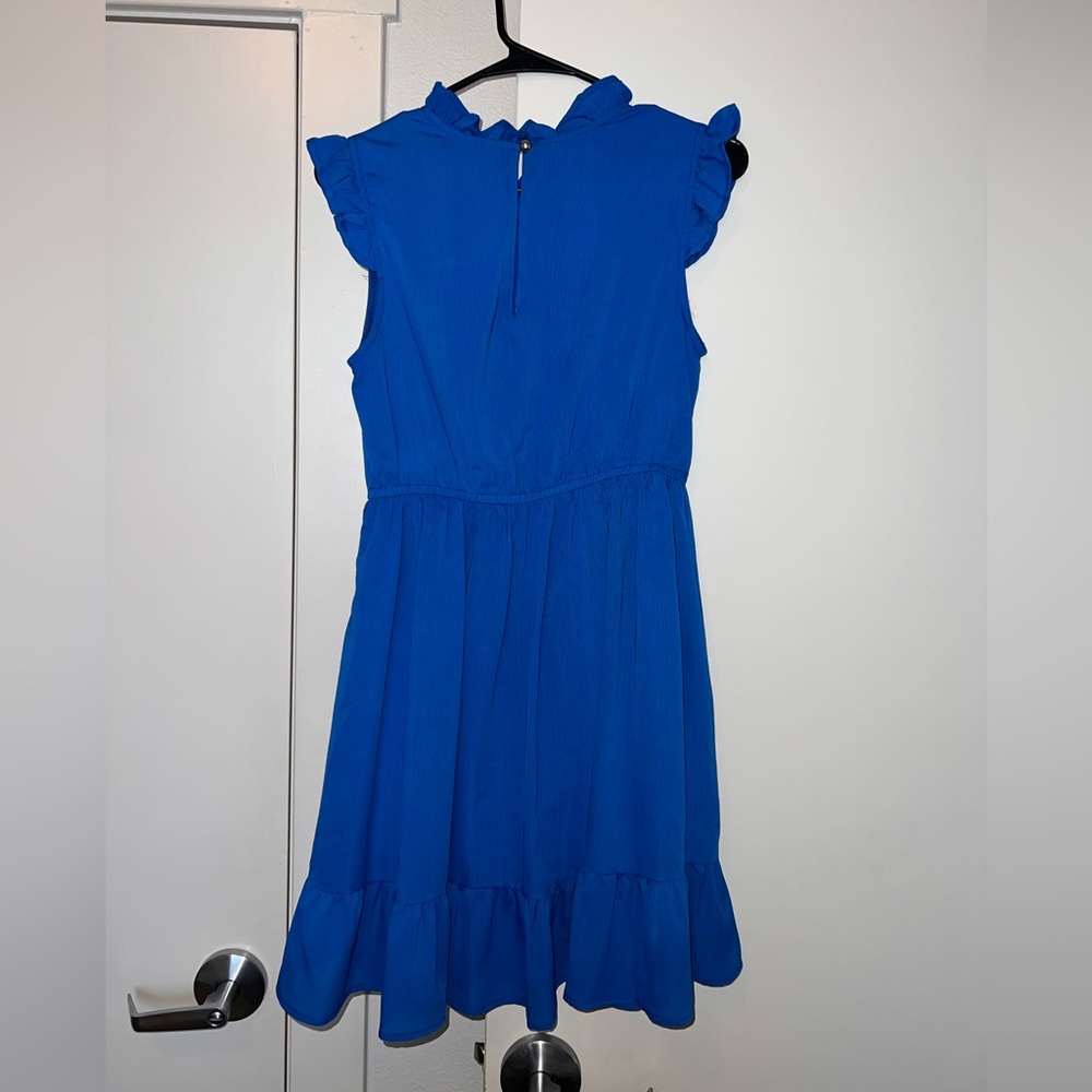 Blue Ruffled Dress - Picture 3 of 3
